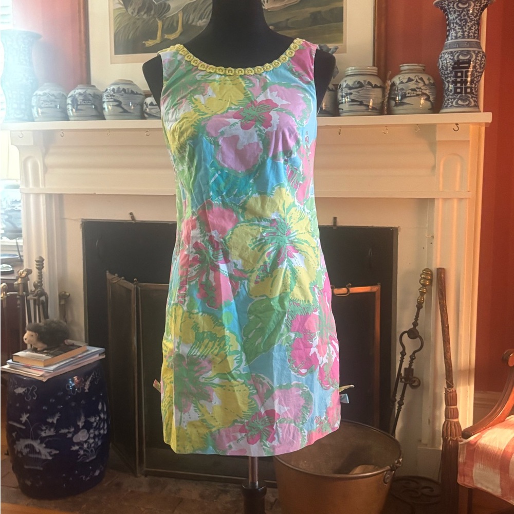 Lilly Pulitzer Pink and Green Dress